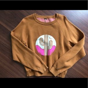 Rare Free People Cactus Sweater